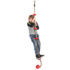 Safety Climbing Rope with Round Platforms Outdoor Play Fun Sports Fitness