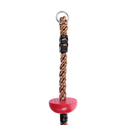 Safety Climbing Rope with Round Platforms Outdoor Play Fun Sports Fitness