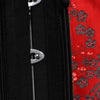 Plus Size Floral Jacquard Boned Overbust Corset