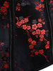 Plus Size Floral Jacquard Boned Overbust Corset