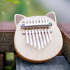 Vvave 8 Key Cat Kalimba Birch Material Thumb Piano Musical Instrument with Learning Book Tune Hammer from Xiaomi youpin