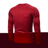 Color Blocking Long Sleeves Casual T-shirt