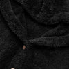Hooded Fluffy Plus Size High Low Teddy Coat