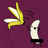 Banana Strip Printed Short Sleeve T-shirt for Women