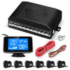 ATS - 088 - 6 Car Backing Radar System 6 Ultrasonic Sensors 2.5m Distance Detection LCD Display