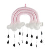 Creative Cloud Raindrops Fabric Bedside Pendant for Children's Room