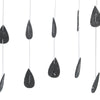 Creative Cloud Raindrops Fabric Bedside Pendant for Children's Room