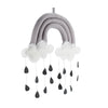 Creative Cloud Raindrops Fabric Bedside Pendant for Children's Room