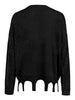 V Neck Drop Shoulder Sweater