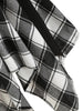 Plaid Asymmetrical Belted  Dress