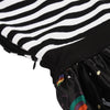 Women Vintage Dress Short Sleeve Round Collar