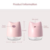 270ml Cute Pig Air Humidifier with Colorful LED Light