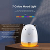 220ml Cute Bear Air Humidifier with Colorful LED Light