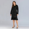 Plus Size Bodycorn Long Sleeve Midi Dress