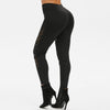 Studded Lace Insert Skinny Pants