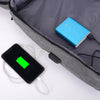 Men's Business Computer Backpack Multifunctional USB Charging Bag Durable Double Layer Aluminum Handle