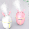 450ml Cute Rabbit Air Humidifier with Colorful LED Light