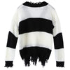 V-neck Sweater Color Blocking for Women
