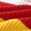 V-neck Sweater Color Blocking for Women
