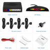 ZEEPIN 068 - 9850 Car Parking Radar System 4 Ultrasonic Sensors LED Display Distance Detection 3-color / Sound Warning