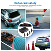 ZEEPIN 068 - 9850 Car Parking Radar System 4 Ultrasonic Sensors LED Display Distance Detection 3-color / Sound Warning