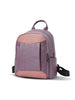 PU Splicing Zipper Backpack