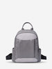 PU Splicing Zipper Backpack