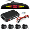 ZEEPIN  068 - B05 Car Parking Radar System 4 Ultrasonic Sensors LED Display Distance Detection 3-color / Sound Warning