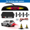 ZEEPIN  068 - B05 Car Parking Radar System 4 Ultrasonic Sensors LED Display Distance Detection 3-color / Sound Warning