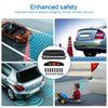 ZEEPIN 068 - 8 Car Backing Radar System 8 Ultrasonic Sensors LED Display Distance Detection 3-color Alarm Sound Warning