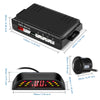 ZEEPIN 037 - B05 Car Parking Radar System 4 Ultrasonic Sensors LED Display Distance Detection 3-color / Sound Warning