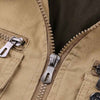 Multi Zip Pockets Cargo Jacket