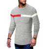 Color Spliced Casual Long Sleeve Sweater