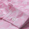 Camouflage Print Button Slim Fit Men Shirt