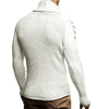 Raglan Sleeve Contrast Color Cowl Neck Sweater