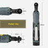3/8" Electric Ratchet Wrench Set with Carrying Case