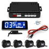 ZEEPIN 188 - B05 Car Parking Radar System 4 Ultrasonic Sensors 2.5m Distance Detection LCD Display 360-degree Rotation