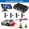 ZEEPIN 188 - B05 Car Parking Radar System 4 Ultrasonic Sensors 2.5m Distance Detection LCD Display 360-degree Rotation