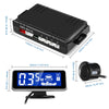 ZEEPIN 188 - B05 Car Parking Radar System 4 Ultrasonic Sensors 2.5m Distance Detection LCD Display 360-degree Rotation