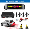 ZEEPIN 129 - B05 Car Parking Radar System 4 Ultrasonic Sensors LED Display Distance Detection 3-color Alarm Sound Alert