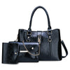 Buckle Design 3Pcs Retro Handbag Set