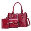 Buckle Design 3Pcs Retro Handbag Set