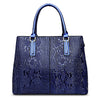 3 Piece Embossed Retro PU Leather Handbag Set