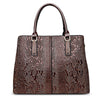 3 Piece Embossed Retro PU Leather Handbag Set
