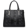 3 Piece Embossed Retro PU Leather Handbag Set