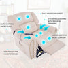 Electric Power Lift Recliner Lift Chair PU Leather Padded for the Elderly