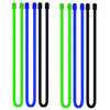 Multi-functional Reusable Cable Ties Rubber Rope Outdoor Bundled Changeable Storage Strap 6pcs