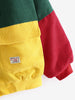 Plus Size Hoodie Contrast Color Corduroy Jacket
