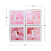 4pcs Baby Shower Decoration Transparent Box for Wedding Birthday Party