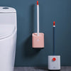 Long Handle Soft Hair Toilet Brush with Full Hole Base